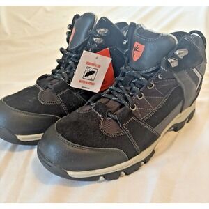 New Deer Stag Men's Size 8 Hiking Anchor Shoes Boots Black Waterproof Hightops